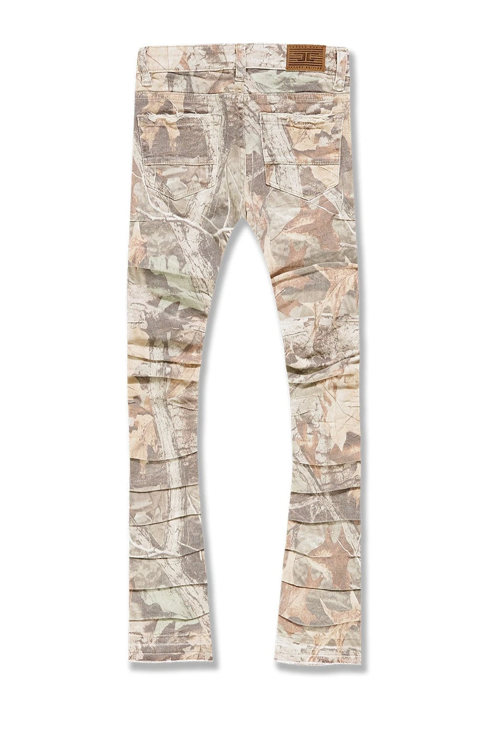 Kids Stacked Ripple Effect Pants (Birch Mist) 2 Kids Stacked Ripple Effect Pants (Birch Mist) - Image 2