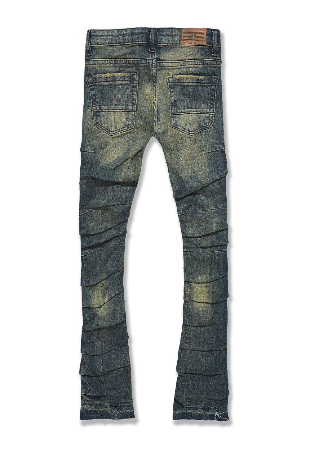 Kids Stacked Ripple Effect Denim (Canyon Blue) 2 Kids Stacked Ripple Effect Denim (Canyon Blue) - Image 2