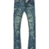 Kids Stacked Ripple Effect Denim (Lager) 7 Kids Stacked Ripple Effect Denim (Lager) -Jordan Craig Shop WEB JTF1157K LAGER F