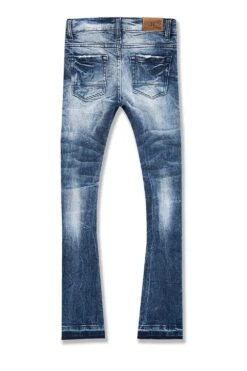 Kids Stacked Rockport Denim (Deep Blue) -Jordan Craig Shop WEB JTF1167RK DEEP BLUE B