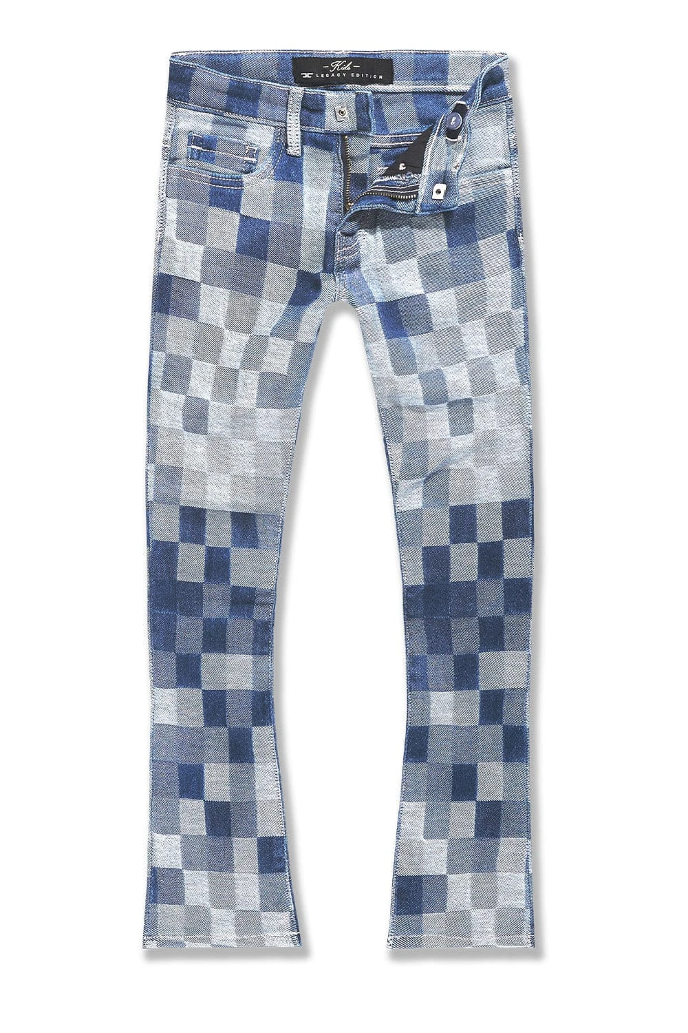 Kids Stacked Illusion Denim (Aged Wash) 1 Kids Stacked Illusion Denim (Aged Wash)