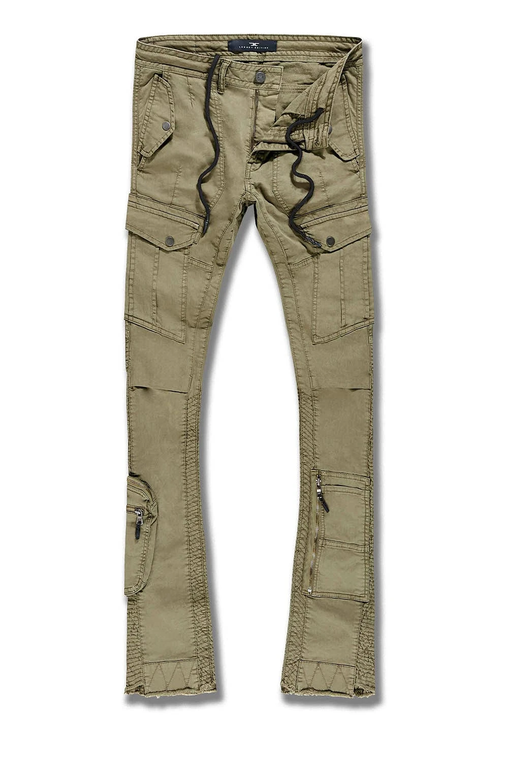 Martin Stacked - Aviation Cargo Pants (Sage) 2 Martin Stacked - Aviation Cargo Pants (Sage) - Image 2