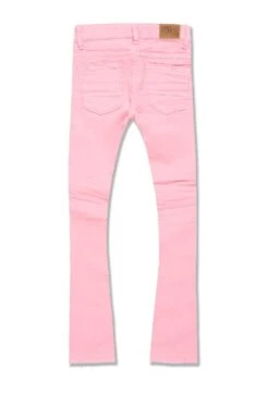 Kids Stacked Tribeca Twill Pants (Pink) 15 Kids Stacked Tribeca Twill Pants (Pink) -Jordan Craig Shop WEB JTF934RK PINK B