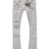 Kids Stacked Tribeca Twill Pants (Light Grey) 10 Kids Stacked Tribeca Twill Pants (Light Grey) -Jordan Craig Shop WEB JTF956RK LIGHT GREY F