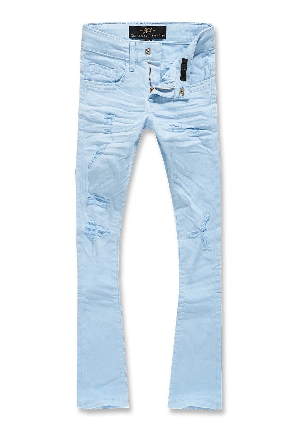 Kids Stacked Tribeca Twill Pants (Sky Blue) 1 Kids Stacked Tribeca Twill Pants (Sky Blue)